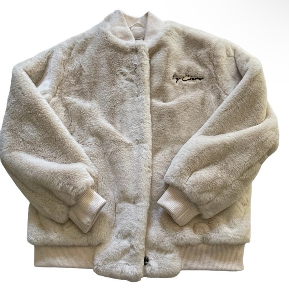 LITA BY CIARA Faux Fur Bomber Jacket by Lita By Ciara, size xs, - Picture 3 of 6